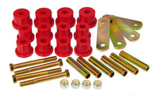 Load image into Gallery viewer, Prothane 62-67 Chevy Nova HD Spring &amp; Shackles Bushings - Red