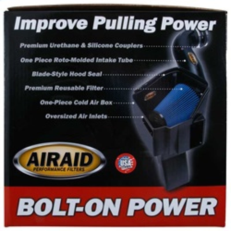 Airaid 09-10 Ford F-150/ 07-13 Expedition 5.4L CAD Intake System w/ Tube (Dry / Blue Media)