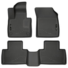 Load image into Gallery viewer, Husky Liners 2016 Volvo XC90 Weatherbeater Front and Rear Black Floor Liners