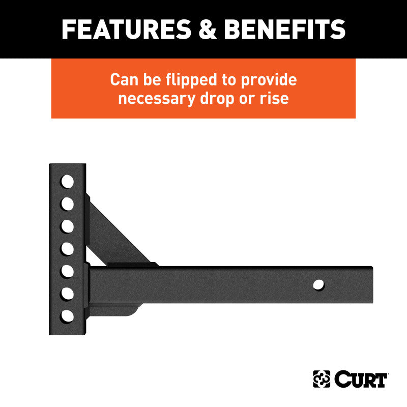 Curt Weight Distribution Shank (2in Shank 2in Drop 6in Rise)