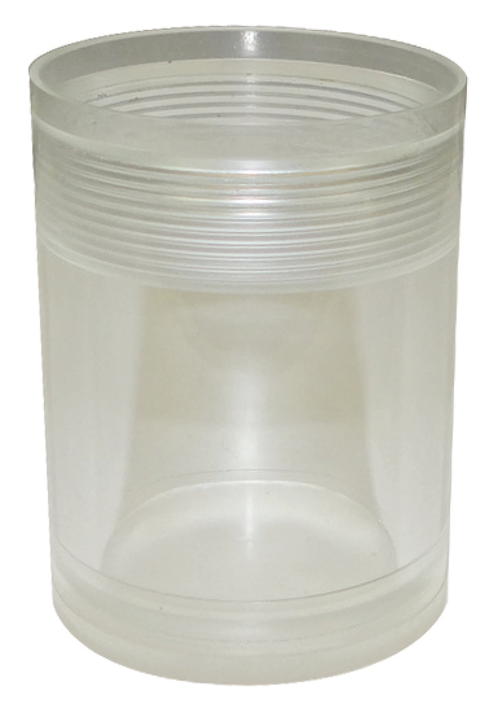 Moroso Air/Oil Separator Replacement Drain Cap - Small Body - Clear Bottom
