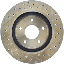 Load image into Gallery viewer, StopTech Sport Drilled &amp; Slotted Rotor- Rear Right