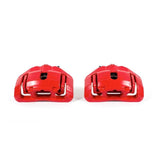 Power Stop 09-11 BMW 335d Front Red Calipers w/Brackets - Pair