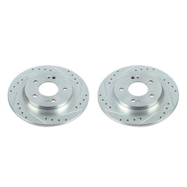 Power Stop 18-20 Hyundai Kona Rear Evolution Drilled & Slotted Rotors - Pair