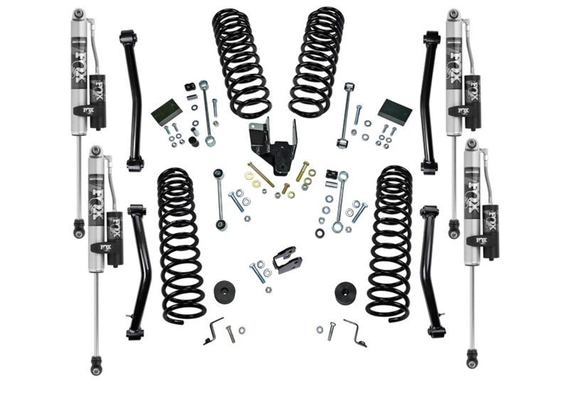 Superlift 18-22 Jeep Wrangler JL (NO Mojave) 4WD 4in. Dual Rate Coil Lift Kit w/Fox 2.0 Res Shocks
