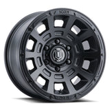 ICON Thrust 17x8.5 6x120 0mm Offset 4.75in BS Satin Black Wheel