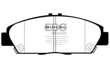 Load image into Gallery viewer, EBC 92-96 Honda Prelude 2.2 Yellowstuff Front Brake Pads