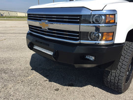 Iron Cross 15-19 Chevrolet Silverado 2500/3500 Low Profile Front Bumper - Gloss Black