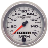 Autometer Ultra-Lite II 3-3/8in 160MPH Mechanical Speedometer