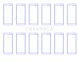 King Engine Bearings Dodge Cummins B-Series L6 (Size Standard) Connecting Rod Bearing Set