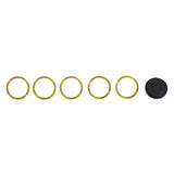 KC HiLiTES FLEX Series Colored Bezel Rings (5 pack) - Gold