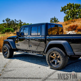 Westin 20-22 Jeep Gladiator PRO TRAXX 4 Oval Nerf Step Bars - Black - GTR Auto