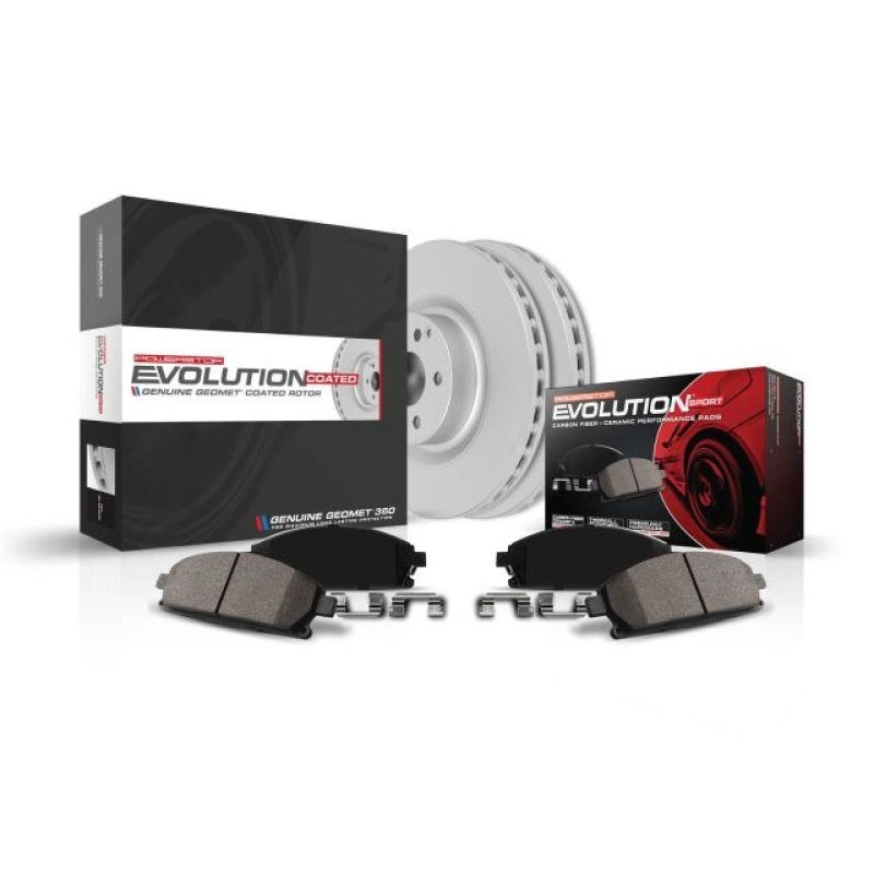 Power Stop 04-06 BMW 525i Front Z23 Evolution Sport Coated Brake Kit