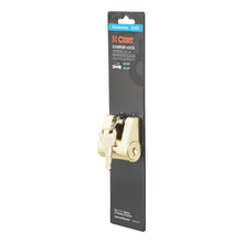 Load image into Gallery viewer, Curt Coupler Lock (1/4in Pin 3/4in Latch Span Padlock Brass-Plated)