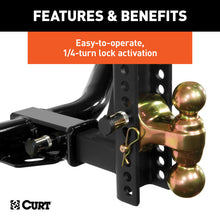 Load image into Gallery viewer, Curt Channel Mount Lock Set (5/8in Diameter)