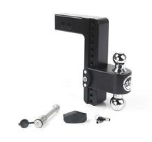 Load image into Gallery viewer, Weigh Safe 180 Hitch 10in Drop Hitch &amp; 2.5in Shank (10K/18.5K GTWR) w/WS05 - Black Cerakote