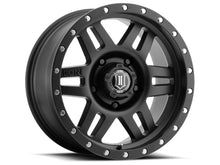 Load image into Gallery viewer, ICON Six Speed 17x8.5 5x150 25mm Offset 5.75in BS 116.5mm Bore Satin Black Wheel