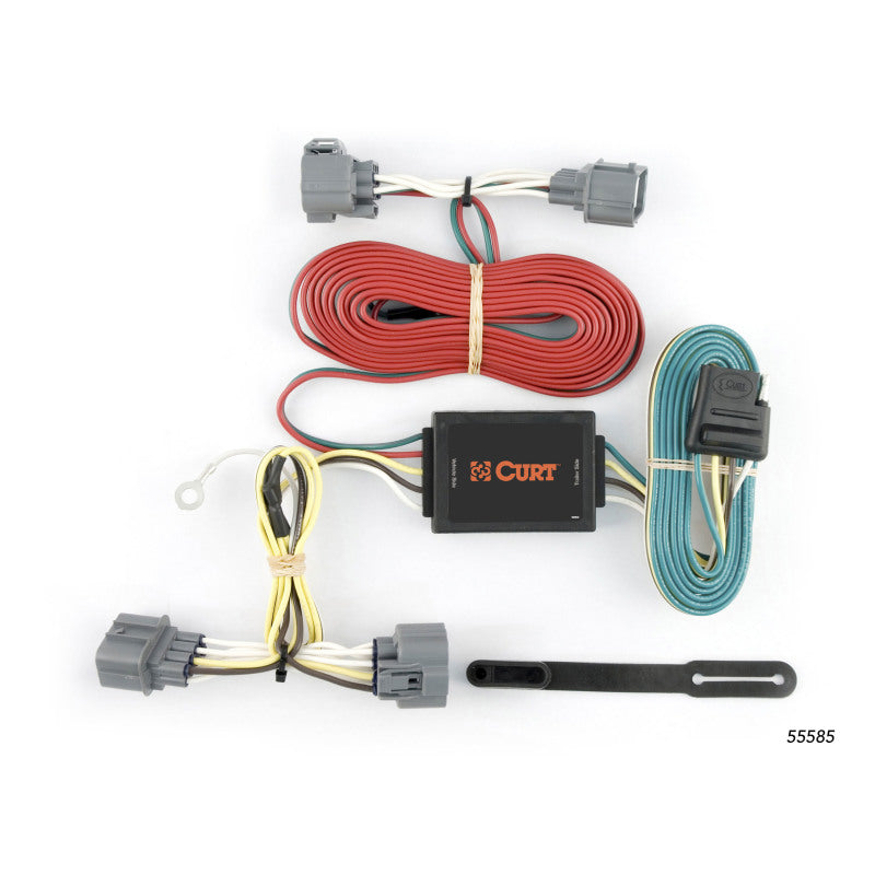 Curt 06-14 Honda Ridgeline Custom Wiring Harness (4-Way Flat Output)