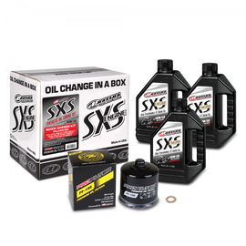 Maxima SXS Polaris RZR/Ranger Quick Change Kit w/Full Synthetic 10W50 Engine Oil/Filter/Hardware