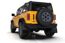 Load image into Gallery viewer, Rally Armor 21-25 Ford Bronco (Plstc Bmpr - NO Rptr/Sprt - NO RR/RB) Blk Mud Flap w/Cy Orange Logo