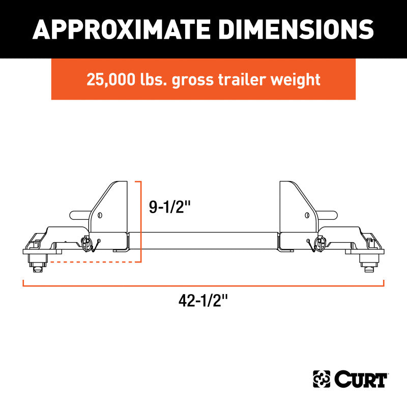 Curt OEM Puck System 5th Wheel Legs for Ram