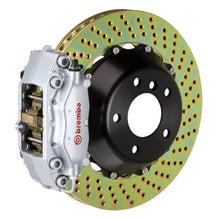 Load image into Gallery viewer, Brembo 99-04 996 Rear GT BBK 4 Piston Cast 345x28 2pc Rotor Drilled-Silver