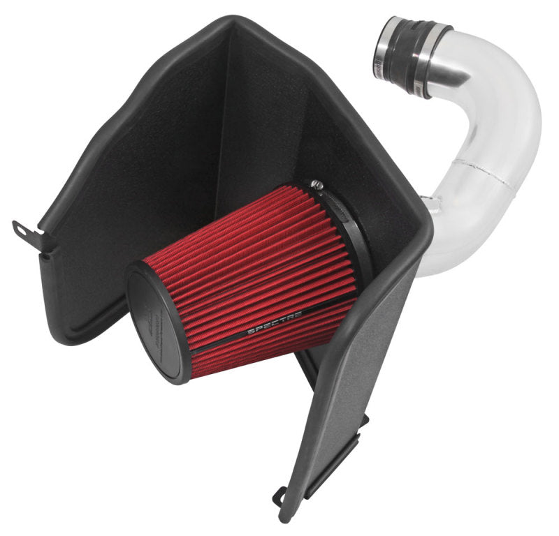 Spectre 15-16 GM Colorado/Canyon V6-3.6L F/I Air Intake Kit - Polished w/Red Filter