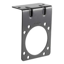 Load image into Gallery viewer, Curt Connector Mounting Bracket for 7-Way RV Blade (Black Packaged)