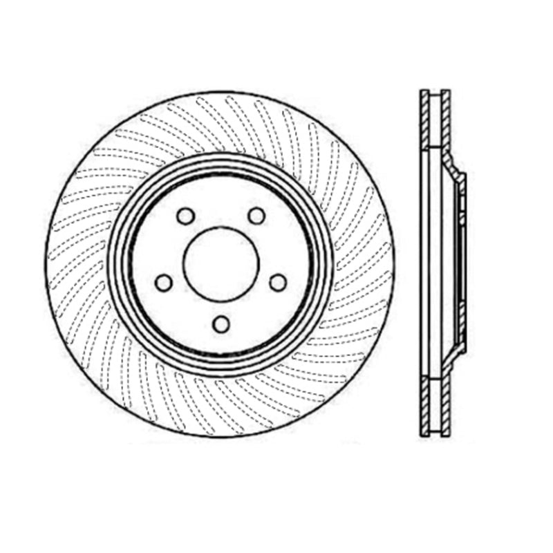 Stoptech 94-04 Ford Mustang Cobra Front CRYO-STOP Rotor