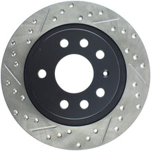 Load image into Gallery viewer, StopTech 03-12 Saab 9-3/9-3X Slotted &amp; Drilled Right Rear Rotor