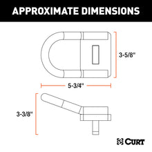 Load image into Gallery viewer, Curt 5th Wheel Safety Chain Anchors