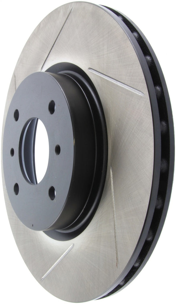StopTech Power Slot 03-06 Sentra Spec V w/ Brembo SportStop Slotted Front Right Rotor