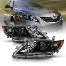 Load image into Gallery viewer, ANZO 2007-2009 Toyota Camry Projector Headlight Black Amber
