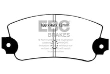 Load image into Gallery viewer, EBC 75-81 Lancia Beta 1.8L Greenstuff Rear Brake Pads