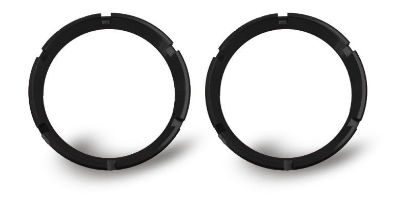 KC HiLiTES FLEX Series Colored Bezel Rings (2 Pack) - Black