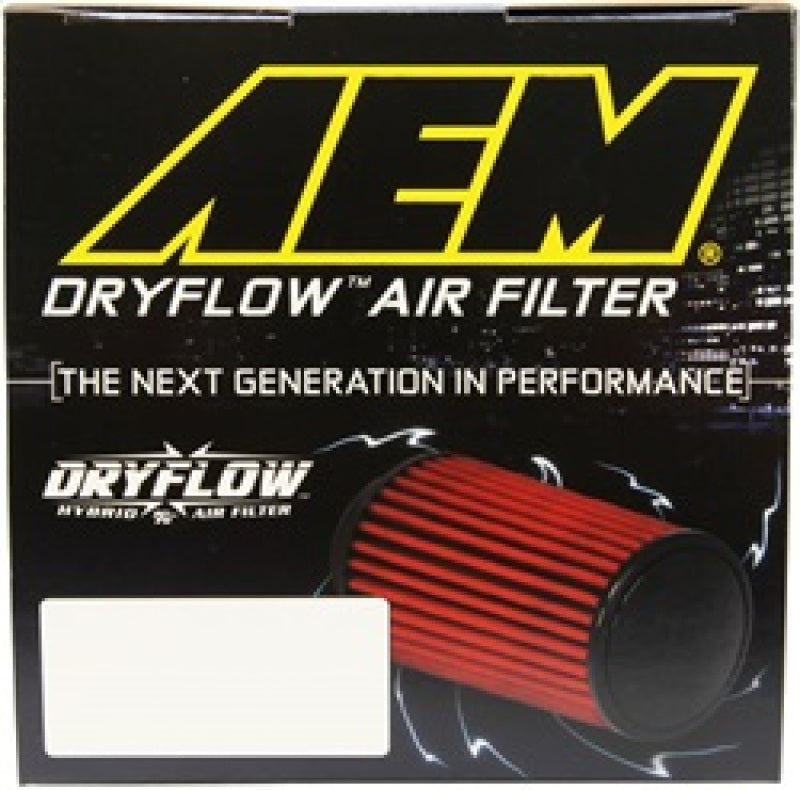AEM 2.75in Flange 6in x 4.5in Base 6in x 3.8125in Top 5in Height DryFlow Air Filter