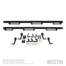 Load image into Gallery viewer, Westin 19-23 1500 Classic CC / 10-23 2500/3500 CC 6.5ft. HDX SS Drop W2W Nerf Step Bars - Tex. Blk