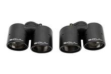 Load image into Gallery viewer, SOUL 12-16 Porsche 991.1 Carrera Base (without PSE) Bolt On Exhaust Tips - Dual Wall Carbon Fiber