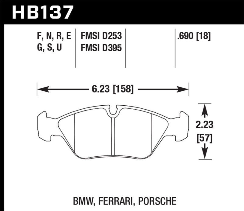 Hawk HP+ Street Brake Pads