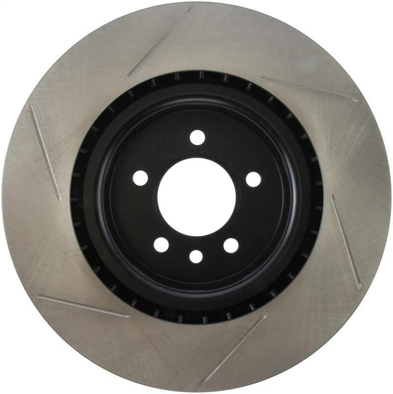 StopTech Power Slot 10-12 Land Rover LR4 / 06-09 Range Rover Sport S/C Left Front Slotted Rotor