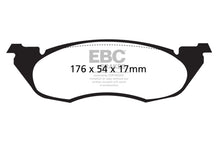 Load image into Gallery viewer, EBC 91-96 Dodge Dakota 2WD 2.5 Greenstuff Front Brake Pads