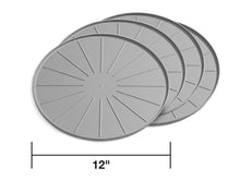 Load image into Gallery viewer, WeatherTech Round Coaster Set - Grey - Set of 12