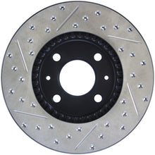 Load image into Gallery viewer, StopTech 95-99 Nissan 200SX / 98-99 Sentra (Exc Wagon) Slotted &amp; Drilled Left Front Rotor