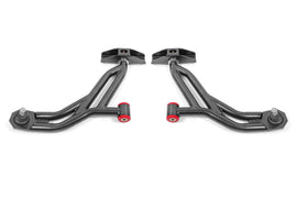 BMR 10-14 Ford Mustang / Shelby GT500 Non-Adj. Lower A-Arms (Poly/Delrin) - Black Hammertone - GTR Auto