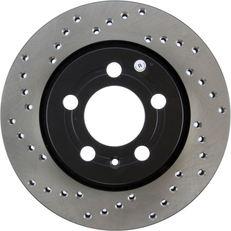 StopTech 03-06 VW Golf GTi (vented rear discs) Drilled Right Rear CRYO Rotor