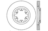 StopTech 98-03 Infiniti QX4/QX56 / 12/98-04 Nissan Pathfinder Slotted & Drilled Right Front Rotor