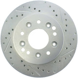 StopTech Select Sport 63-82 Chevrolet Corvette / 68-69 Camaro Slotted and Drilled Left Rear Rotor