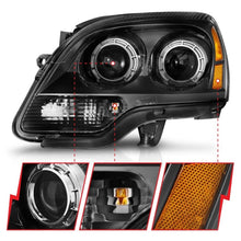 Load image into Gallery viewer, ANZO 2007-2012 GMC Acadia Projector Headlights Balck Housing