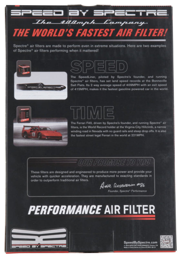 Spectre 2000 Honda Civic LX/DX 1.6L L4 F/I Replacement Panel Air Filter
