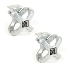 Load image into Gallery viewer, Rugged Ridge 2.25-3in Silver X-Clamp - Pair